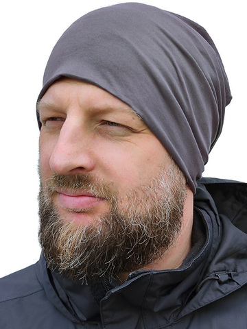 Картинка шапка-бини Skully Wear DDM-331 graphit - 4