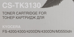 Картридж лазерный Cactus CS-TK3130 TK-3130 черный (25000стр.) для Kyocera Mita FS 4200, 4300, 4200DN, 4300DN, M3550idn Ecosys, 60idn