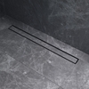 Am.Pm W01SC-U11-080-04BM MasterFlow Трап для душа линейный универс затвор Tile 80см цвет черн мат