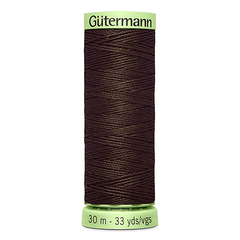 Нить Top Stitch 30/30 м для декоративной отстрочки, Gutermann, 696 т.шоколад