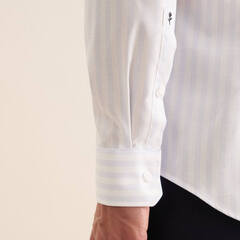 Сорочка мужская Seidensticker Slim Fit 01.646087-10 в светло-голубую полоску