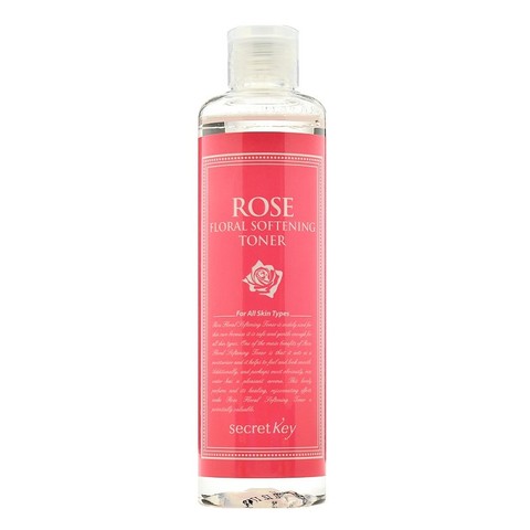 Увлажняющий тонер для лица с экстрактом дамасской розы Secret Key Rose Floral Softening Toner