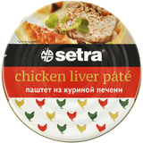 Паштет из куриной печени Setra, 100гр