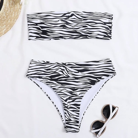 Купальник бандо BANDO ZEBRA