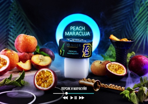Табак Banger Peach Maracuja (Персик, Маракуйя) 25г