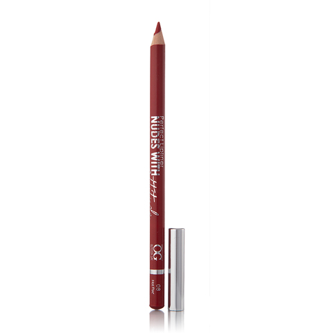 OG-ML2173 Карандаш для губ матовый NUDES WITH attitude тон 08 hot red