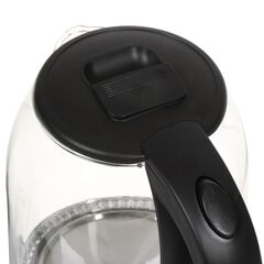 Чайник электрический Lofter, C01, черный, 2 л, 1500 Вт, скрытый нагревательный элемент, стекло