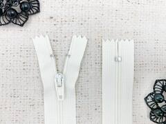 Молния брючная SBS автомат, L 20 см, Т3, н/р, светлый айвори