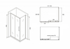 Abber Schwarzer Diamant AG30100BH-S90B Душевой уголок, 100x90x195, цвет: чёрный