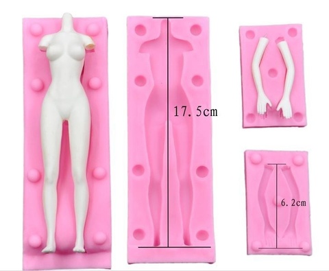 Силиконовый молд Женщина 3 D