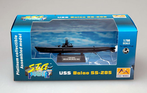 Модель Подводная лодка SS-285 BALAO 1943 масштаб 1:700 ВМФ США