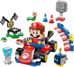 Конструктор LEGO Super Mario 72043 Mario Kart Интерактивный конструктор и стандартный картинг