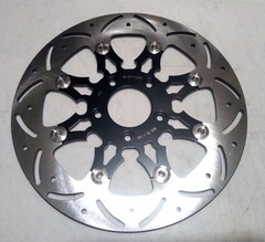 Диск на Harley Davidson DYNA, SPORTSTER, SOFTAIL, TOURING / черный / тормозной /передний / плавающий