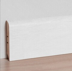 Плинтус МДФ Smartprofile Strong 80М П07 Дуб винтаж светло-серый 16x80х2400 мм