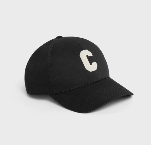 Бейсболка CELINE из хлопка, черный