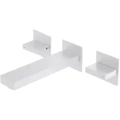 Abber Daheim AF82122W Смеситель для раковины скрытого монтажа, белый матовый фото