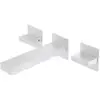 Abber Daheim AF82122W Смеситель для раковины скрытого монтажа, белый матовый