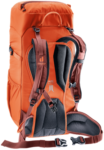 Картинка рюкзак туристический Deuter Climber 22 Papaya/Redwood - 8