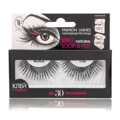 TF Накладные ресницы Fashion Lashes 108 черный