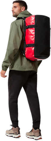 Картинка баул The North Face Base Camp Duffel S Red-Black - 5