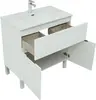 Aquanet 274117 Тумба с раковиной Алвита new 80 напольная 1 ящ., 2 дв.цв.белый матовый (274117)