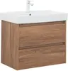 Aquanet 287880 Компл.2 - Тумба Nova Lite 75 2 ящ. цв. дуб шоколадный (287880)