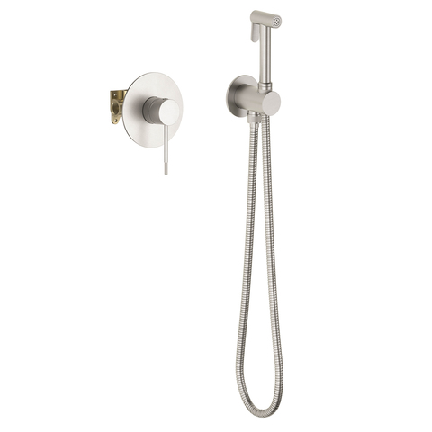 Timo 2389/13SM Смеситель встроенный с гигиеническим душем Timo Saona никель (2389/13SM)