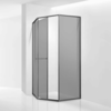 RGW 33328200-310L Душевой уголок 100*100*200 RGW SV-82-Gr "L" Трапеция/Серый/Тонированное(серое)/8 мм