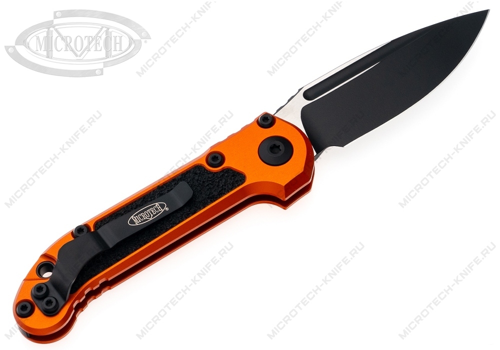 Нож Microtech LUDT 1135-1OR Orange Gen III Black - фотография 