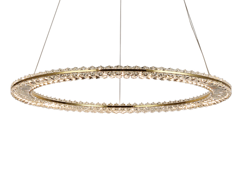 Подвесная светодиодная люстра Newport CRYSTAL 8241N/800 gold , М0071043