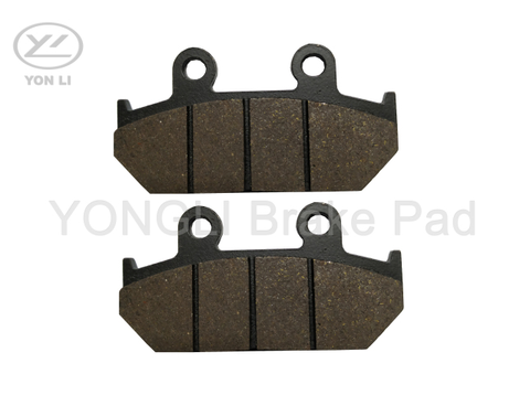 YL-F212A Тормозные колодки дисковые мото YONGLI Organic (FDB2173P)