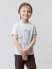фуфайка  для мальчика  КП 302762/св.серый меланж