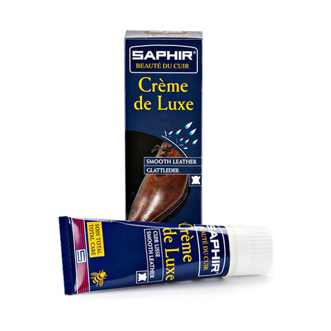 Крем-тюбик с губкой Saphir Creme de Luxe