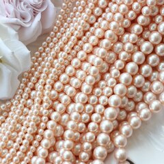 Майорка нежно-персиковая 8 мм, 1 нить, МА128