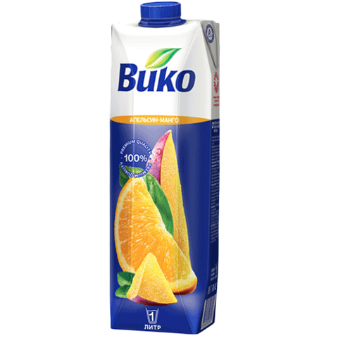 Сок Вико 1л Апельсин манго, шт