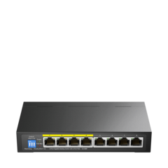 Cudy - Настольный коммутатор с 8 гигабитными портами (4 порта PoE+) GS1008P