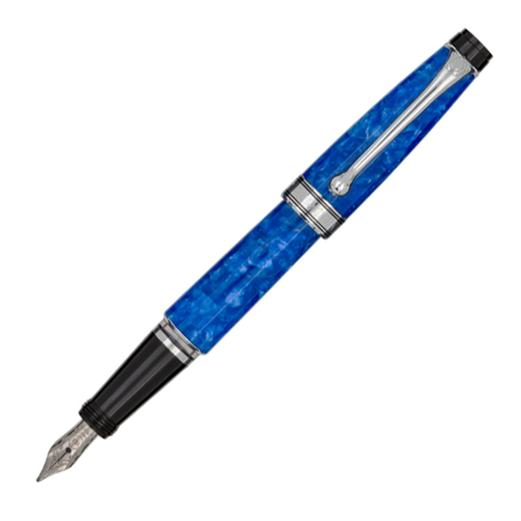 Перьевая ручка Aurora Mini Acqua Blue CT, перо — F, в подарочной коробке