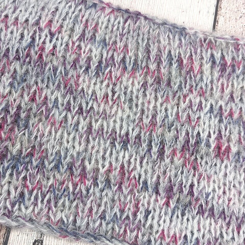 Смотка с бэби сури альпакой 260 серо-сиреневый