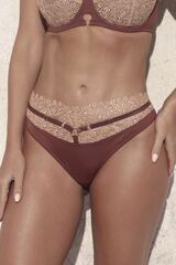 Трусы бразилиана KINGA 1212/2-B LIV II | Шоколадный