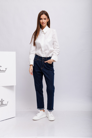 Marc Cain Джинсы расслабленного кроя из элитного денима Candiani. Эко-линейка ReThink Together