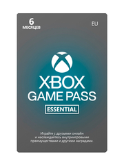 Карта оплаты Xbox Game Pass Essentials на 6 месяцев [Цифровая версия] (EU) (для ПК, цифровой код доступа)