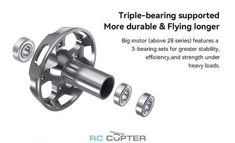 T-Motor AT2820 KV880 3D F3A длинный вал