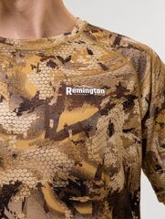Летняя футболка для охоты Remington Moisture Removal Yellow Waterfowl Honeycombs на remingtonn.ru