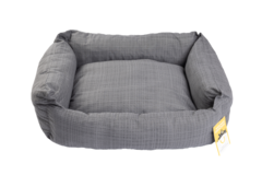 Лежанка СКАЗКА поплин M 58х46х16 лаванда/серый