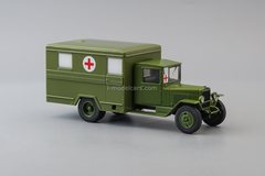 ZIS-44 Ambulance khaki 1:43 DeAgostini Auto Legends USSR Trucks #51