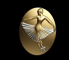 Силиконовый молд Камея