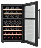 Винный шкаф Zugel ZCWF521DB черный