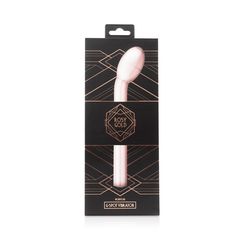 Золотистый вибратор для G-стимуляции Rosy Gold G-spot Vibrator - 22 см. - 
