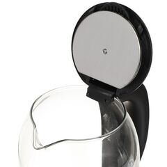 Чайник электрический Lofter, C01, черный, 2 л, 1500 Вт, скрытый нагревательный элемент, стекло