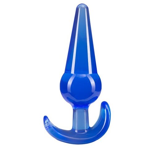 Синяя анальная пробка в форме якоря Large Anal Plug - 12,2 см. - Blush Novelties B Yours BL-24212